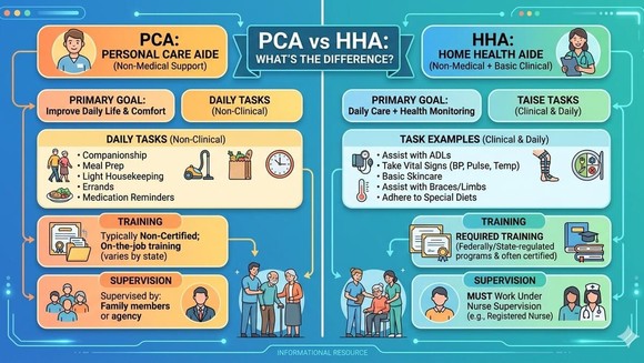 PCA vs HHA Difference instruction
